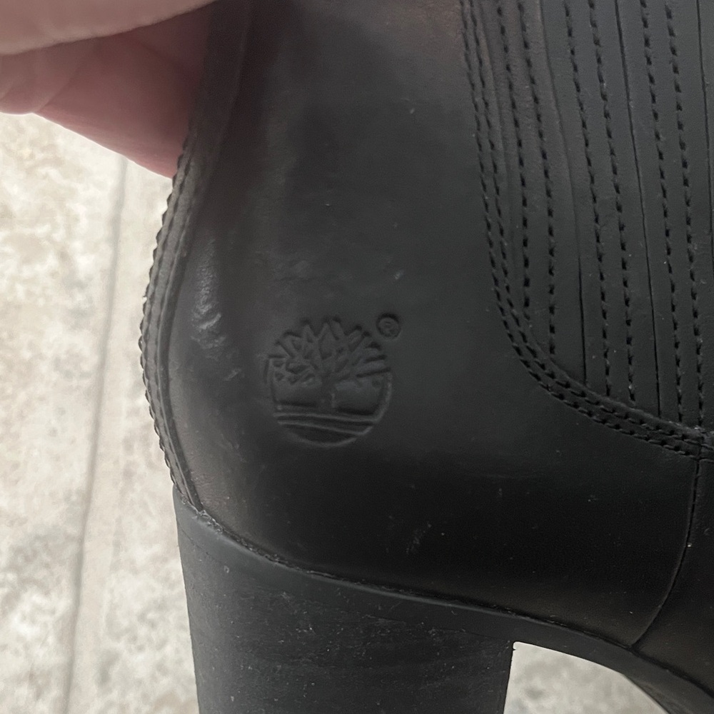 Timberland Black Heeled Boots - Picture 4 of 7